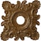Ekena Millwork Crawley Medallion (Canopies up to 6 3/4"), 18"W x 18"H x 3 1/4"ID x 1 1/2"P, Smokey Topaz Crackle CM18CRSTC - alternate 1